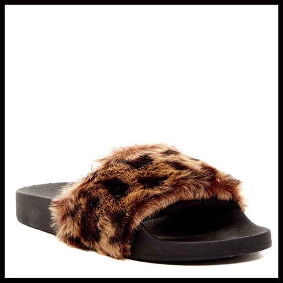 ❌SOLD❌JEFFREY CAMPBELL LEOPARD SLIDES - Picture 6 of 7
